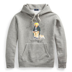 Ralph Lauren Men's Polo Bear Printed Hoodie – Premium Cotton Streetwear Sweatshirt