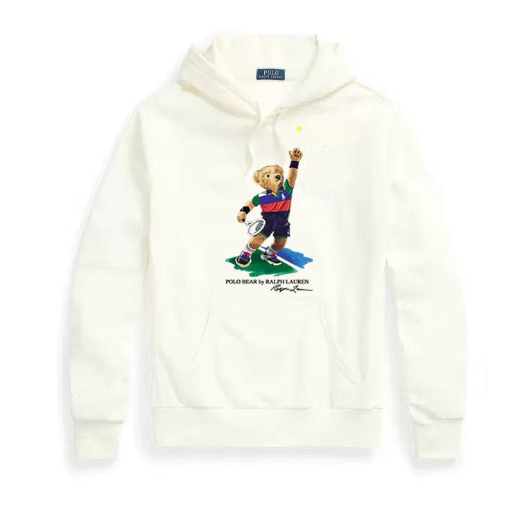 Ralph Lauren Polo Bear Graphic Hoodie – Classic Fit Cotton Pullover