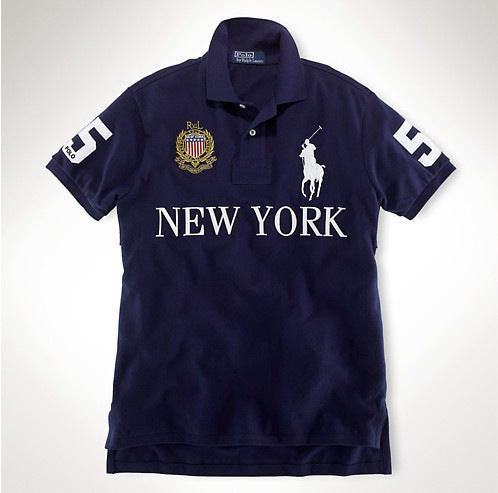 Men's Premium Cotton USA City Polo Shirt – Short Sleeve Classic Collar Tee