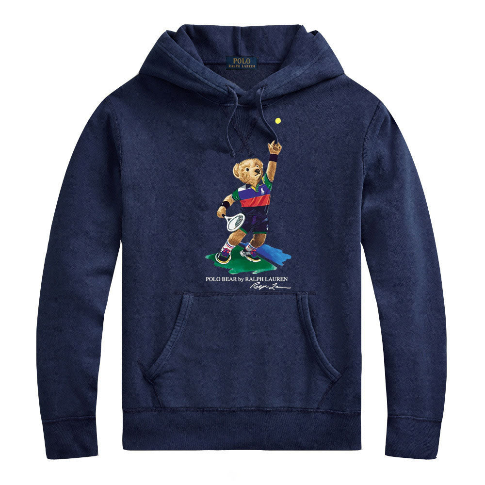 Ralph Lauren Polo Bear Graphic Hoodie – Classic Fit Cotton Pullover