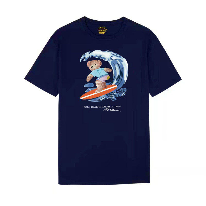 Ralph Lauren Polo Bear Premium Cotton Crew Neck T-Shirt – Timeless Casual Comfort