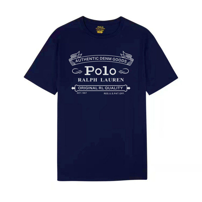 Ralph Lauren Signature Cotton Crew Neck T-Shirt – Everyday Casual Style
