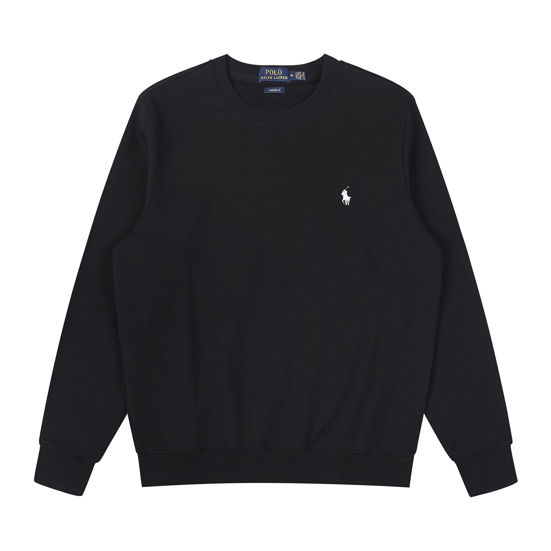 Ralph Lauren Men's Cotton Crew Neck Sweatshirt – Classic Pullover Fleece