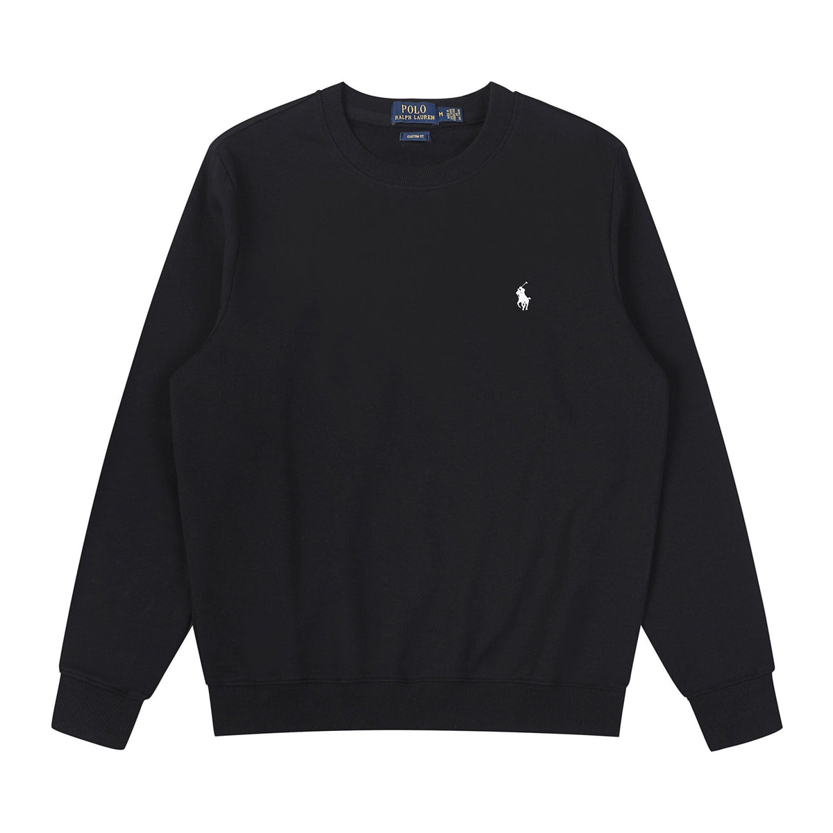 Ralph Lauren Men's Cotton Crew Neck Sweatshirt – Classic Pullover Fleece