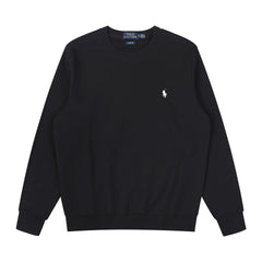 Ralph Lauren Men's Cotton Crew Neck Sweatshirt – Classic Pullover Fleece