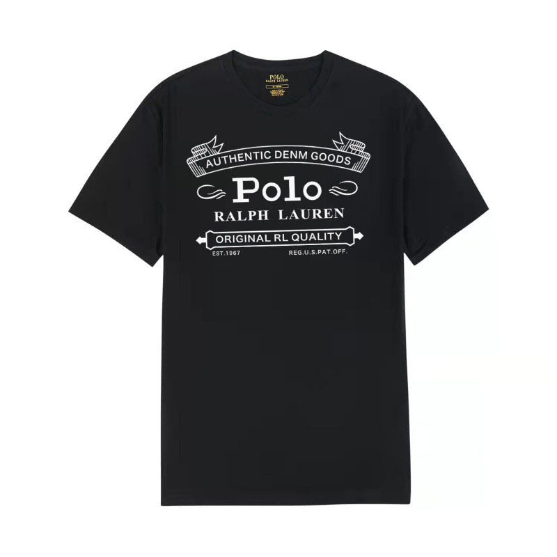 Ralph Lauren Signature Cotton Crew Neck T-Shirt – Everyday Casual Style