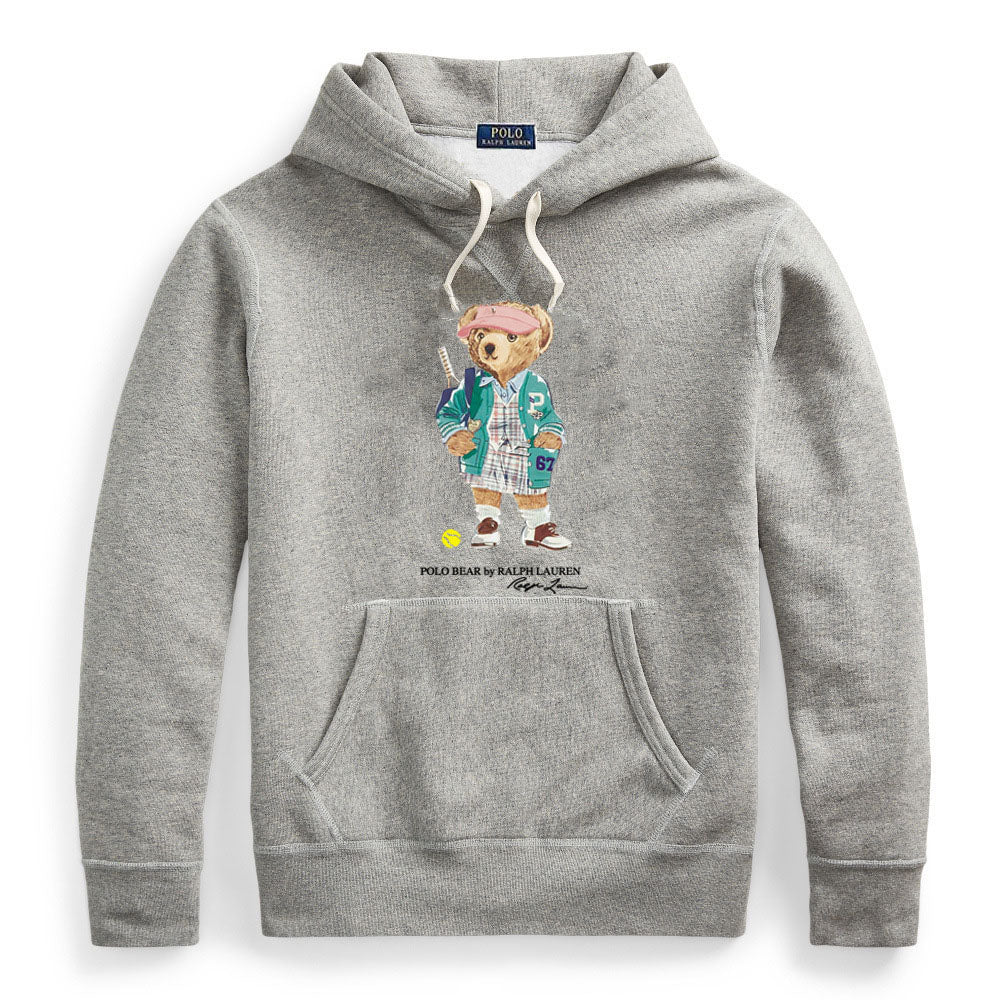 Ralph Lauren Cartoon Bear Hooded Sweatshirt – Soft Cotton Casual Hoodie