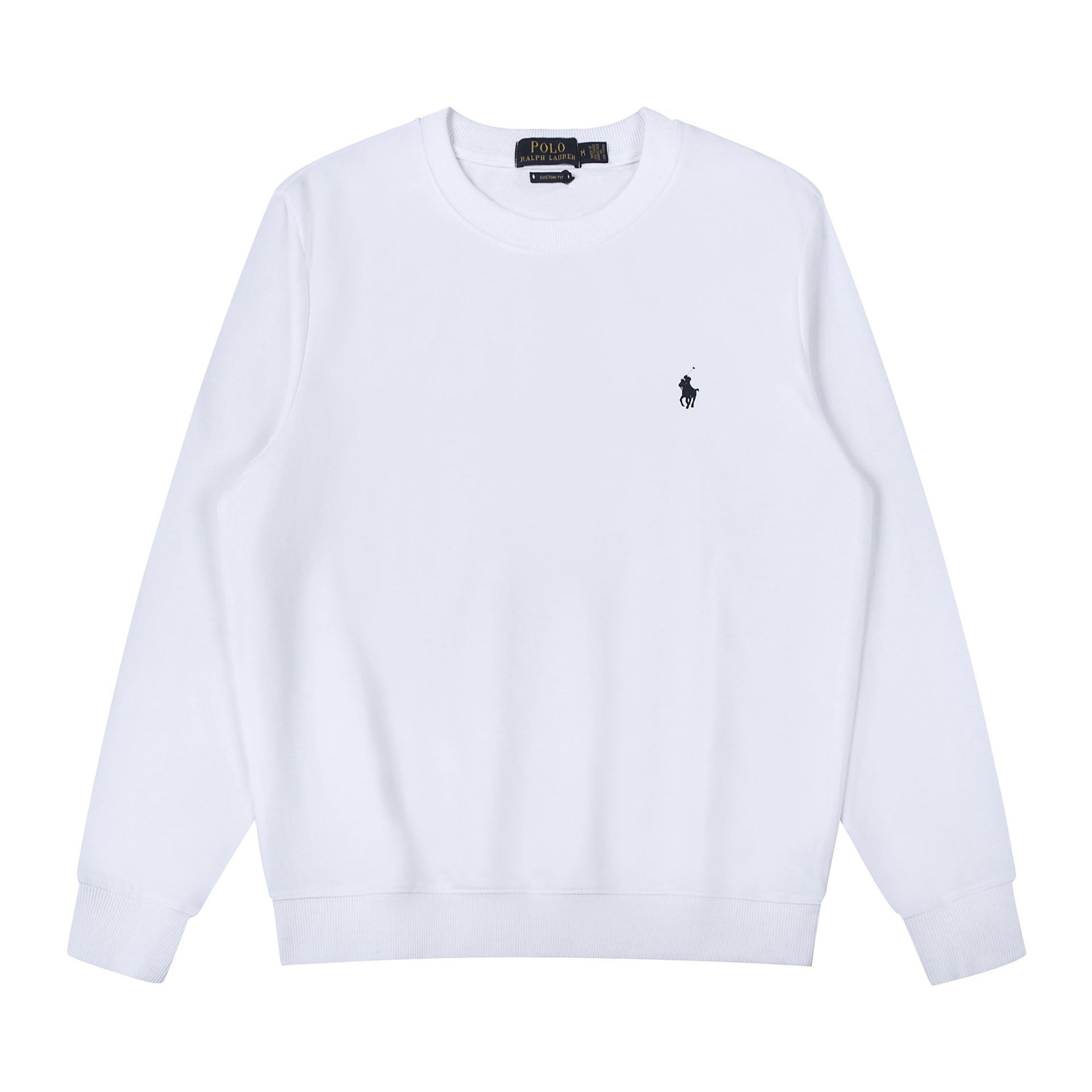 Ralph Lauren Men's Cotton Crew Neck Sweatshirt – Classic Pullover Fleece