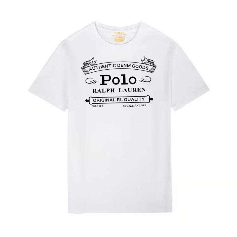 Ralph Lauren Signature Cotton Crew Neck T-Shirt – Everyday Casual Style