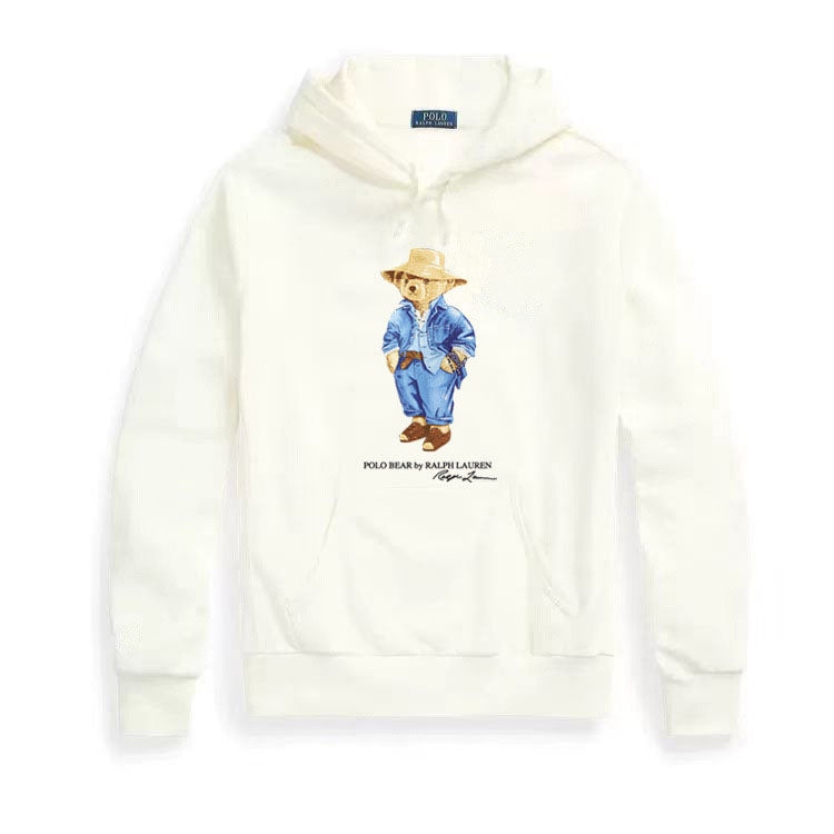 Ralph Lauren Polo Bear Embroidered Hoodie – Premium Fleece Pullover