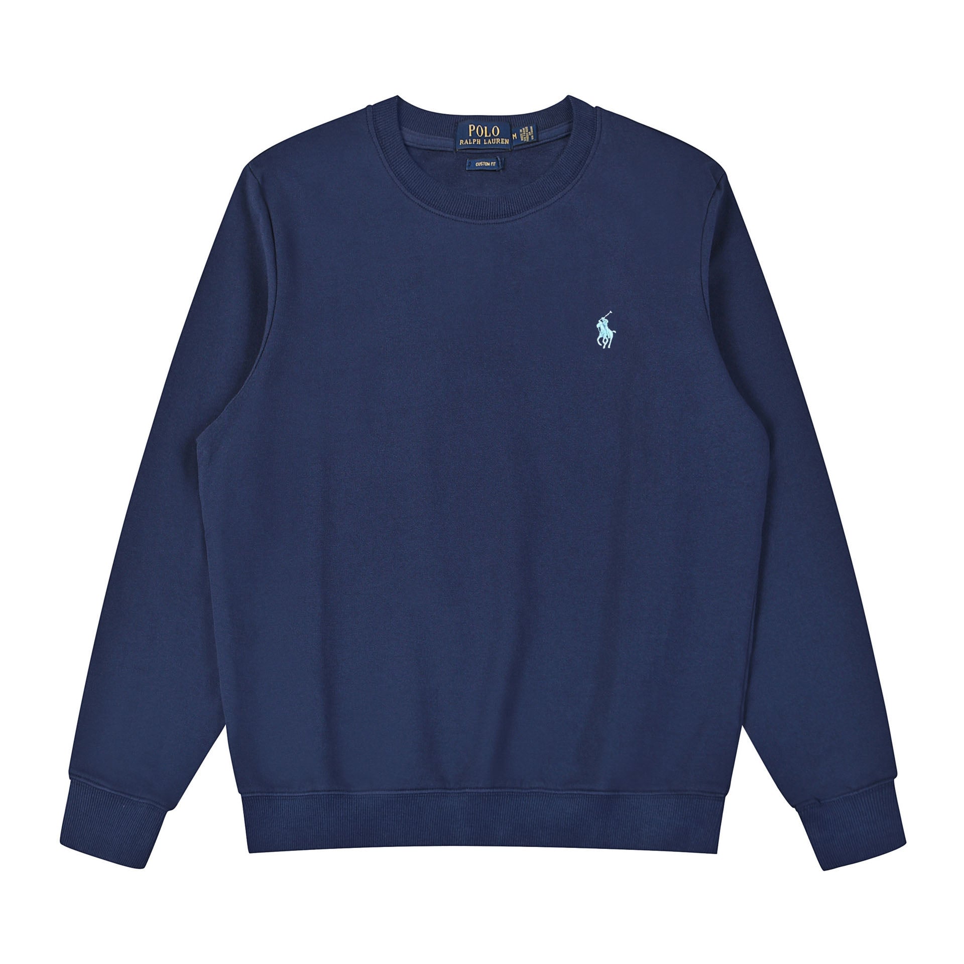 Ralph Lauren Men's Cotton Crew Neck Sweatshirt – Classic Pullover Fleece