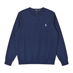 Ralph Lauren Men's Cotton Crew Neck Sweatshirt – Classic Pullover Fleece