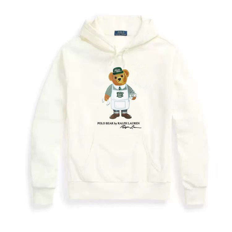 Ralph Lauren Polo Bear Casual Hoodie – Soft Cotton Pullover Sweatshirt