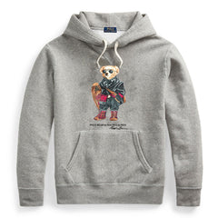 Ralph Lauren Men's Cartoon Print Hoodie – Cotton Fleece Hooded Sweatshirt