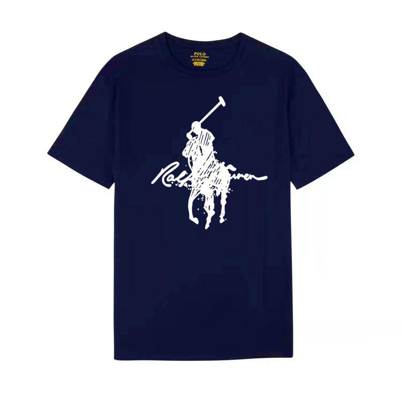 Ralph Lauren Premium Casual Cotton T-Shirt – Soft Crew Neck Style