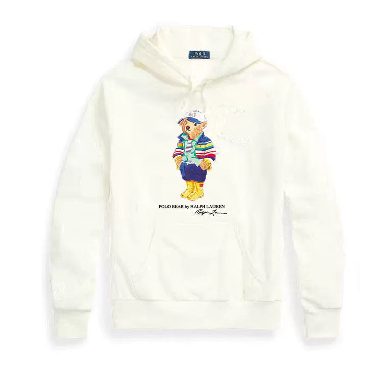 Ralph Lauren Polo Bear Limited Style Hoodie – Casual Cotton Sweatshirt
