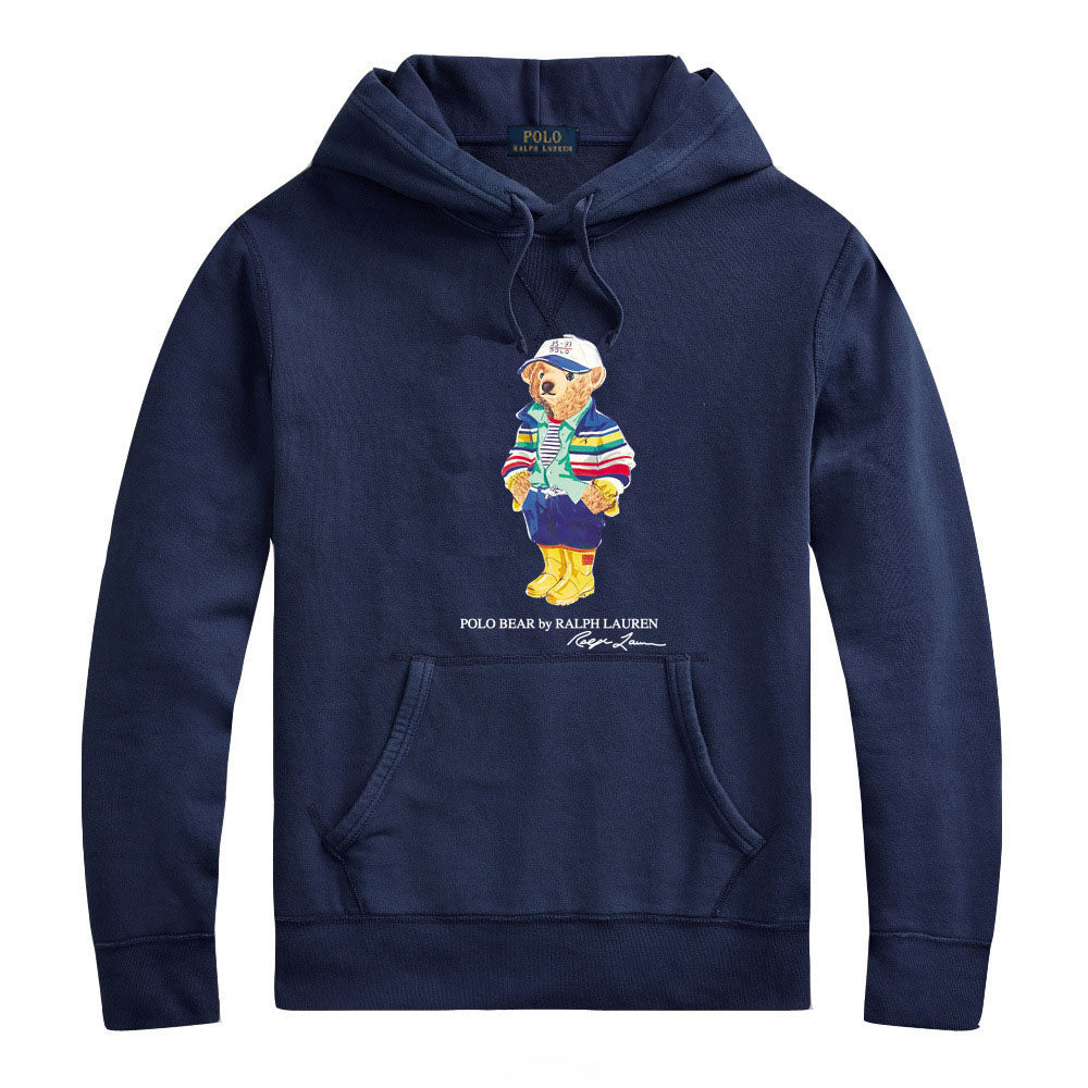 Ralph Lauren Polo Bear Limited Style Hoodie – Casual Cotton Sweatshirt