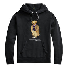 Ralph Lauren Men's Casual Bear Hoodie – Soft Fleece Cotton Sweatshirt