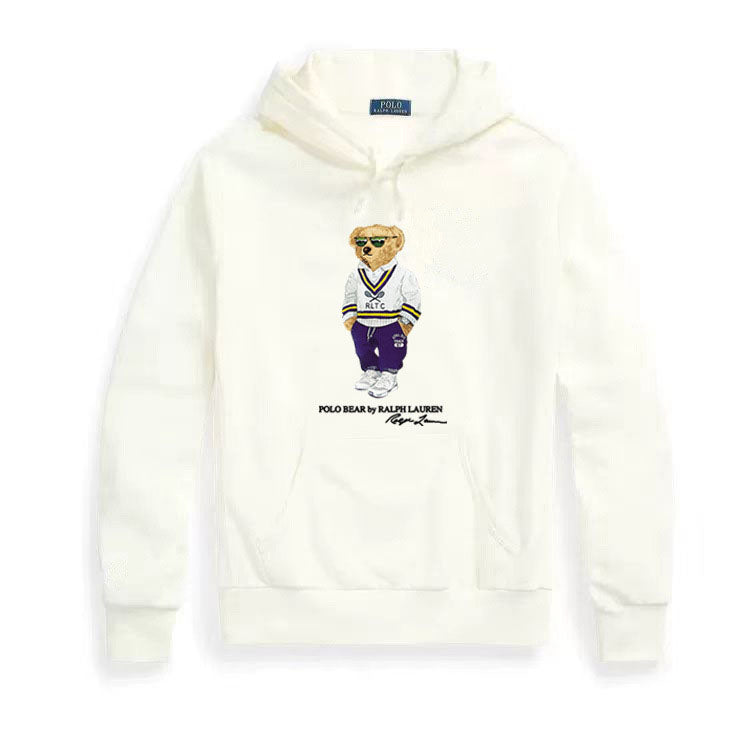 Ralph Lauren Polo Bear Fashion Hoodie – Classic Fit Pullover Top