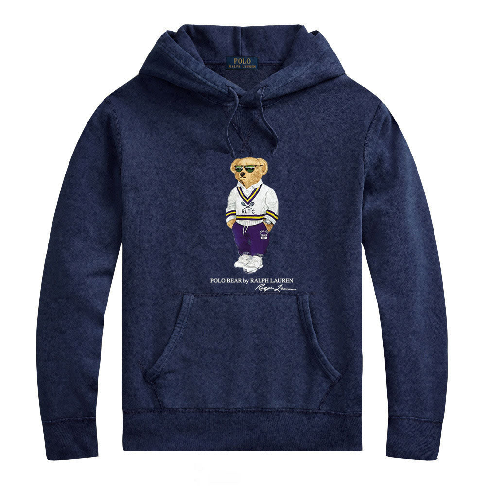 Ralph Lauren Polo Bear Fashion Hoodie – Classic Fit Pullover Top