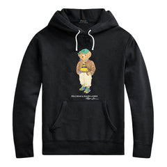 Ralph Lauren Premium Cotton Hoodie – Cartoon Bear Graphic Streetwear