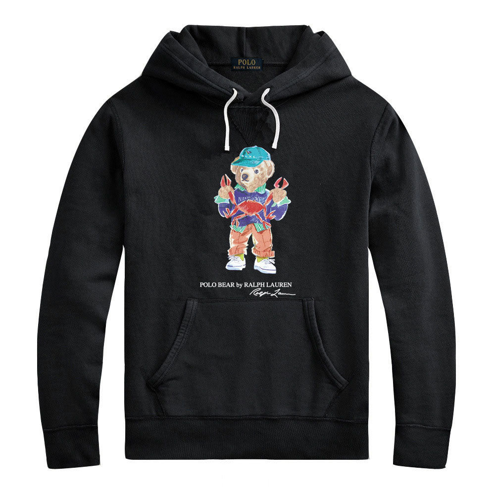 Ralph Lauren Men's Polo Bear Pullover Hoodie – Everyday Casual Essential
