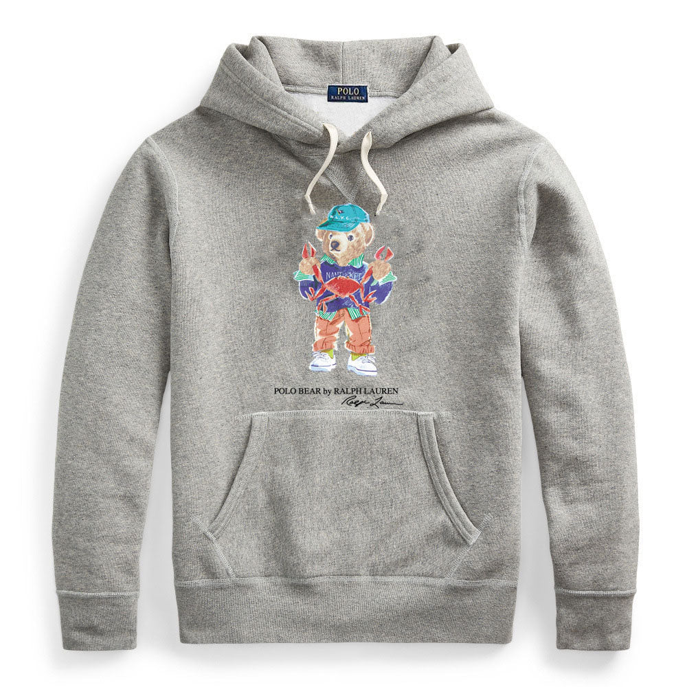 Ralph Lauren Men's Polo Bear Pullover Hoodie – Everyday Casual Essential